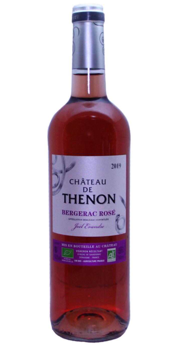Bouteille de Bergerac rosé chateau de Thenon